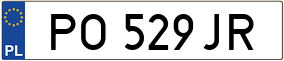 Truck License Plate
